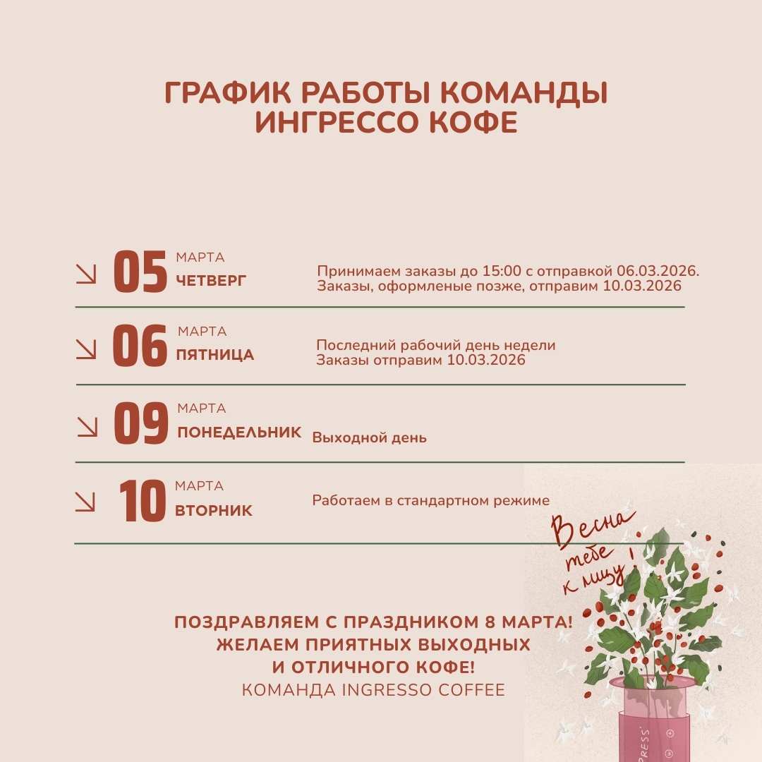 свежеобжаренный кофе в Екатеринбурге с бесплатной доставкой